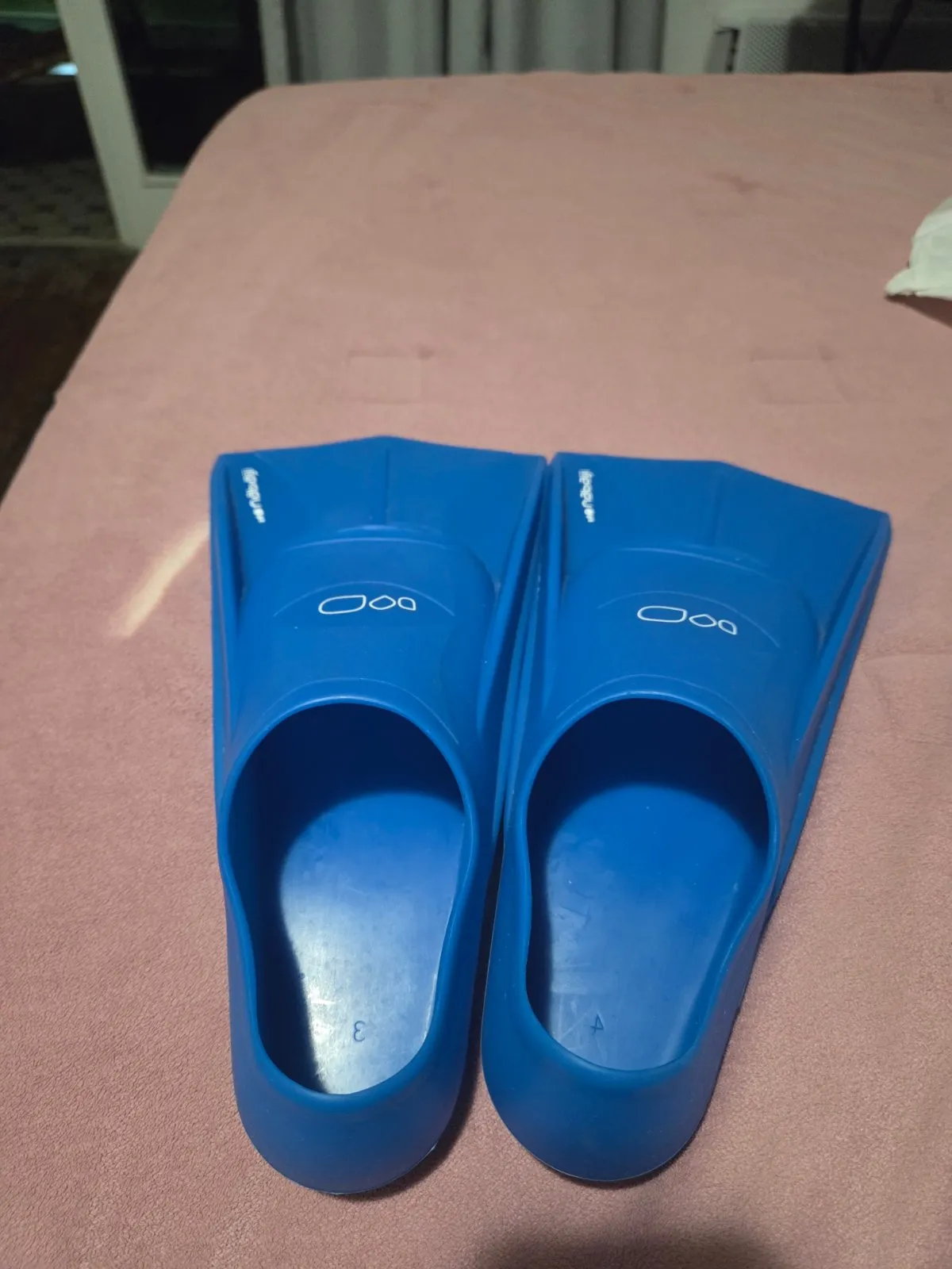 Pé de pato para natação